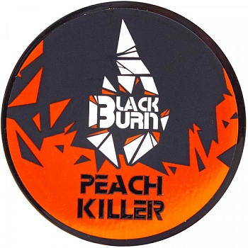 Табак Burn Black, 25гр "Peach Killer / Спелый персик"